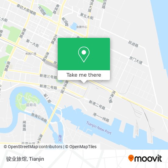 骏业旅馆 map