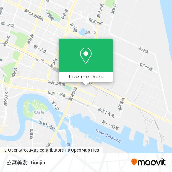 公寓美发 map