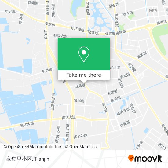 泉集里小区 map