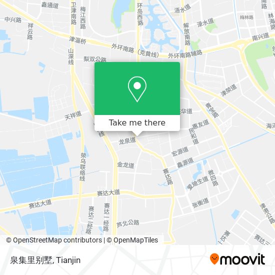 泉集里别墅 map