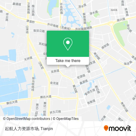 起航人力资源市场 map
