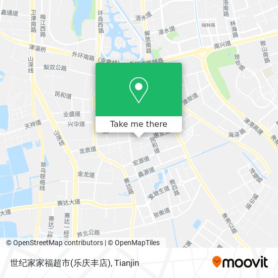 世纪家家福超市(乐庆丰店) map
