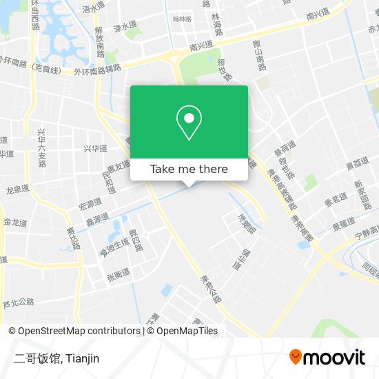 二哥饭馆 map