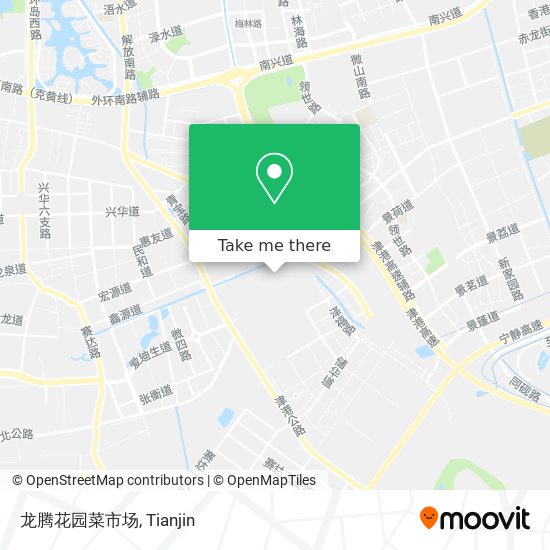 龙腾花园菜市场 map