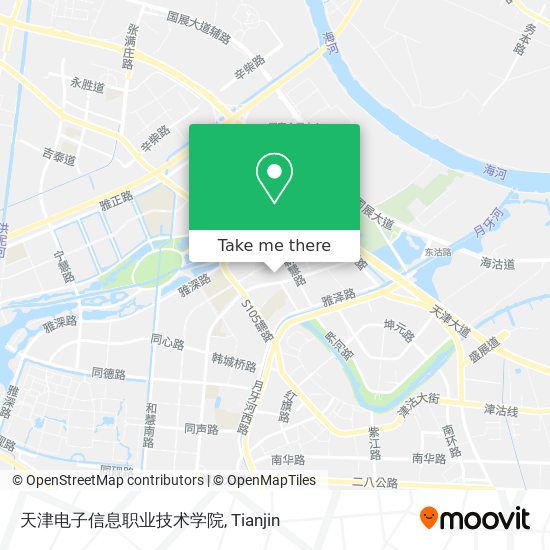 天津电子信息职业技术学院 map