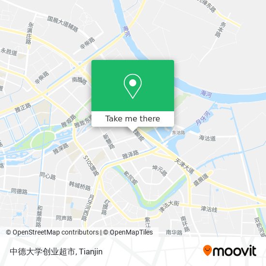 中德大学创业超市 map