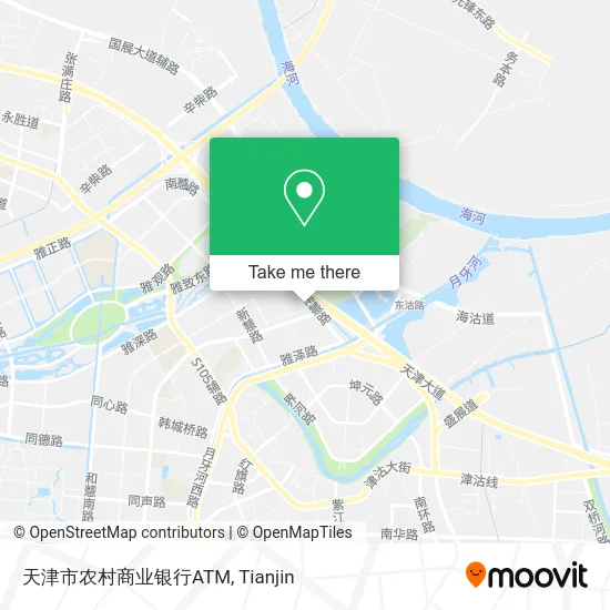 天津市农村商业银行ATM map