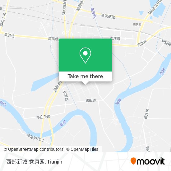西部新城-觉康园 map