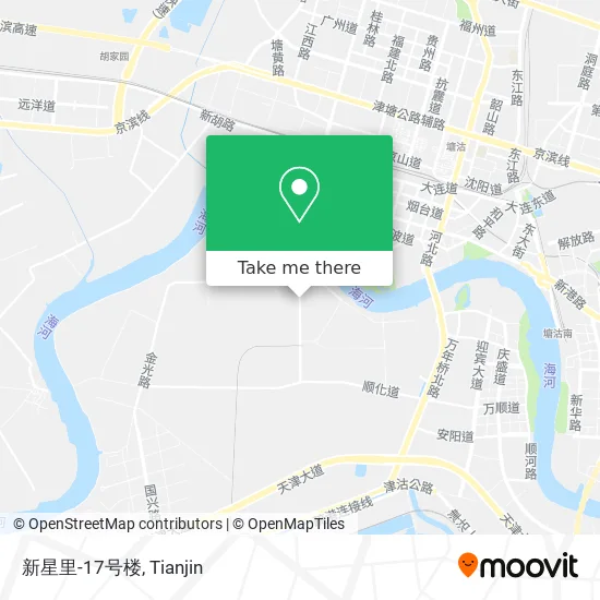 新星里-17号楼 map