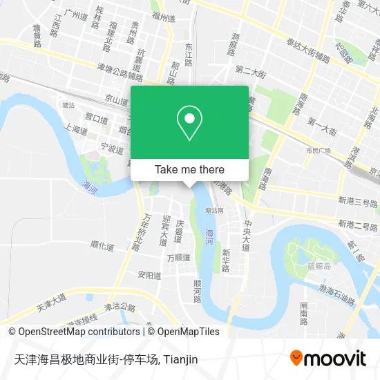 天津海昌极地商业街-停车场 map