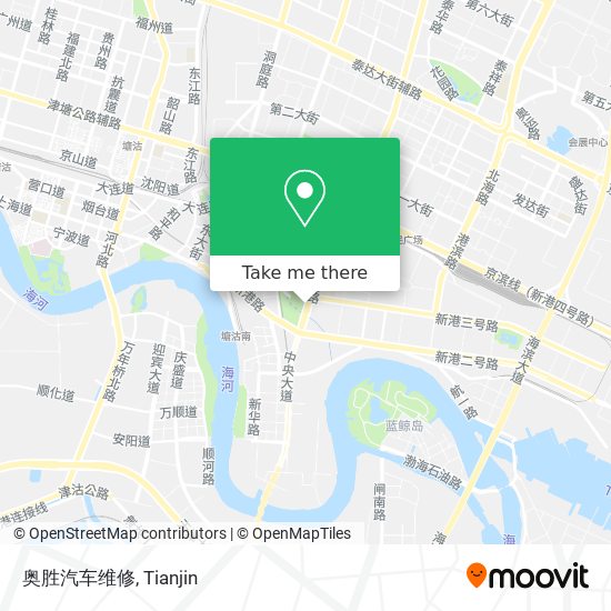 奥胜汽车维修 map