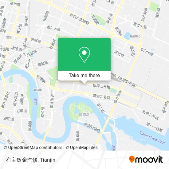 有宝钣金汽修 map