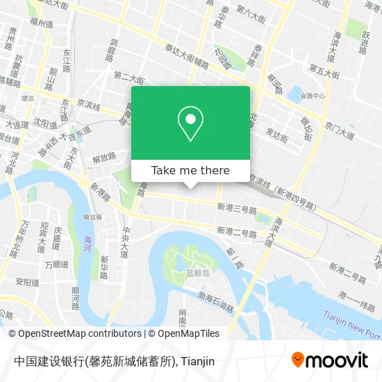 中国建设银行(馨苑新城储蓄所) map