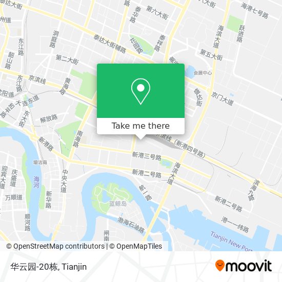 华云园-20栋 map