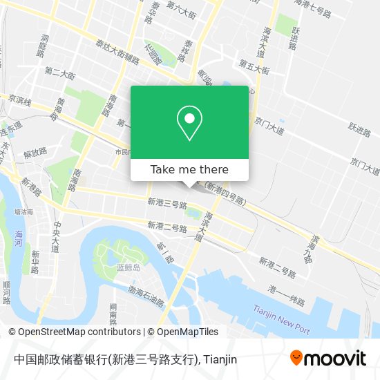 中国邮政储蓄银行(新港三号路支行) map
