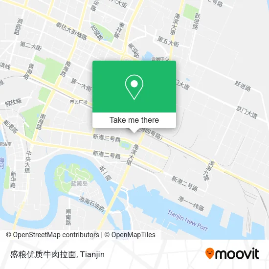 盛粮优质牛肉拉面 map