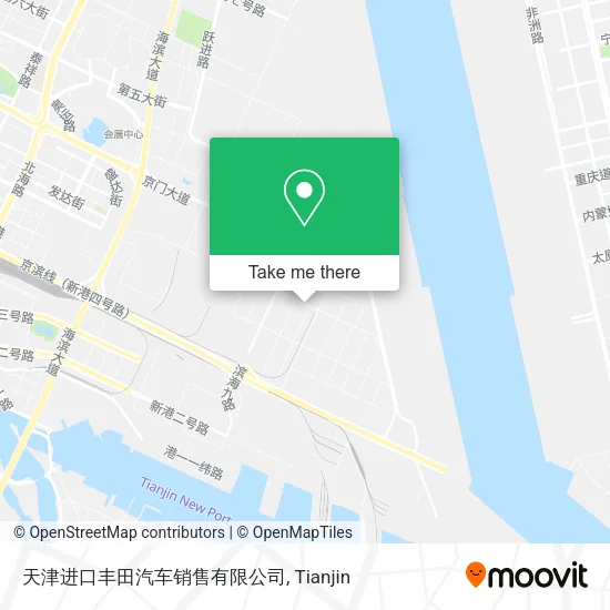 天津进口丰田汽车销售有限公司 map
