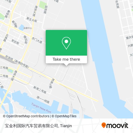 宝金利国际汽车贸易有限公司 map