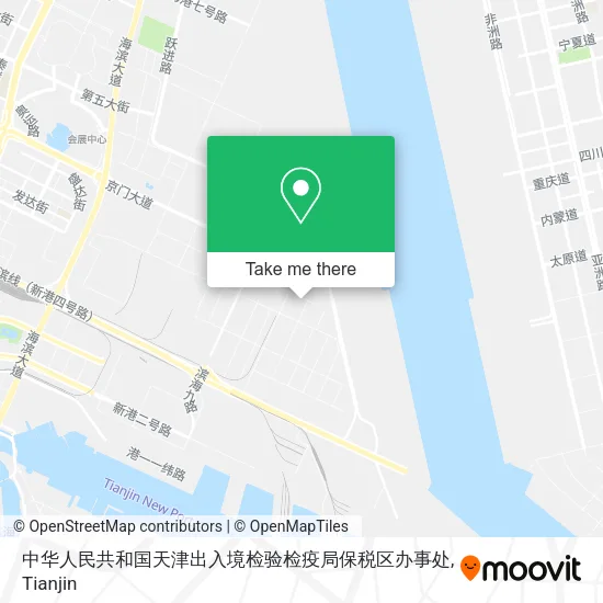 中华人民共和国天津出入境检验检疫局保税区办事处 map