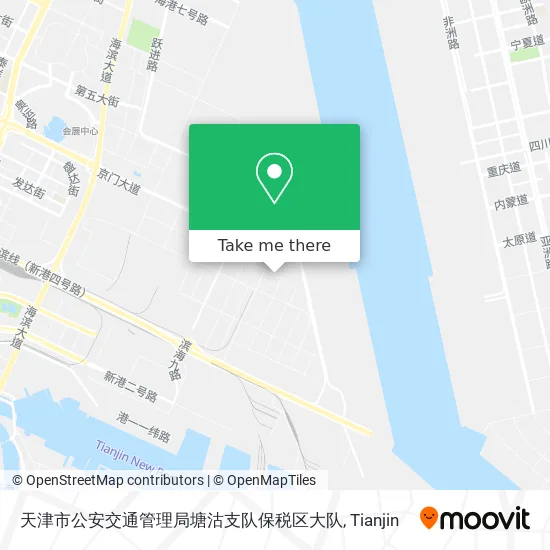 天津市公安交通管理局塘沽支队保税区大队 map