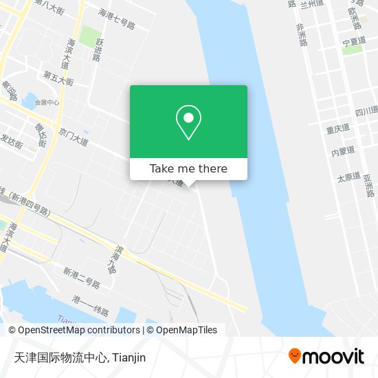 天津国际物流中心 map