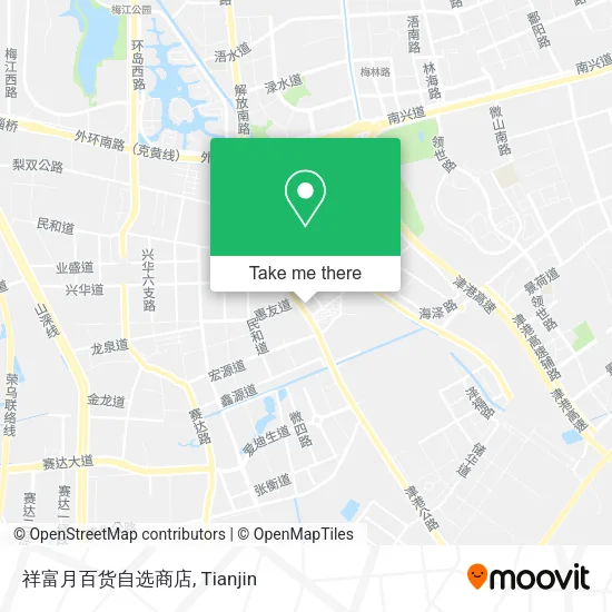 祥富月百货自选商店 map