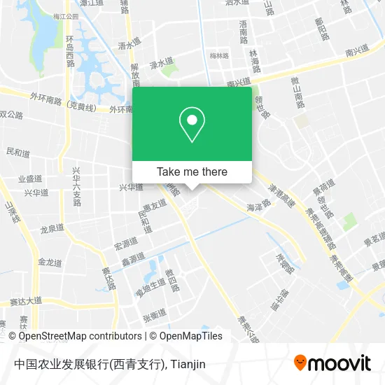 中国农业发展银行(西青支行) map