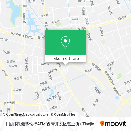 中国邮政储蓄银行ATM(西青开发区营业所) map
