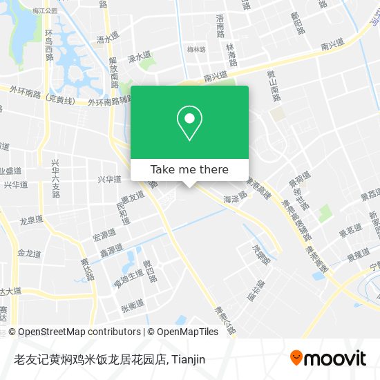 老友记黄焖鸡米饭龙居花园店 map