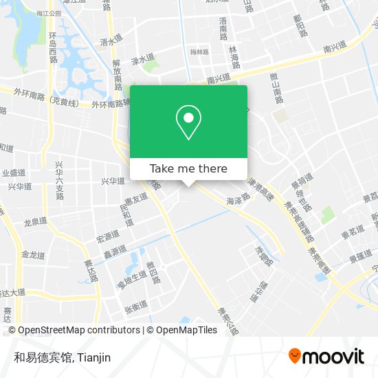 和易德宾馆 map