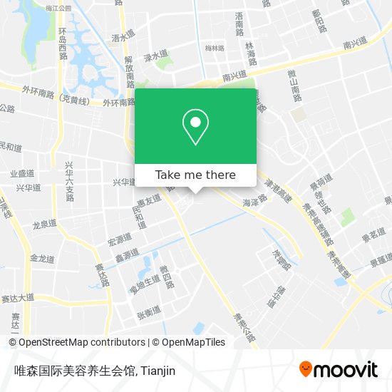 唯森国际美容养生会馆 map