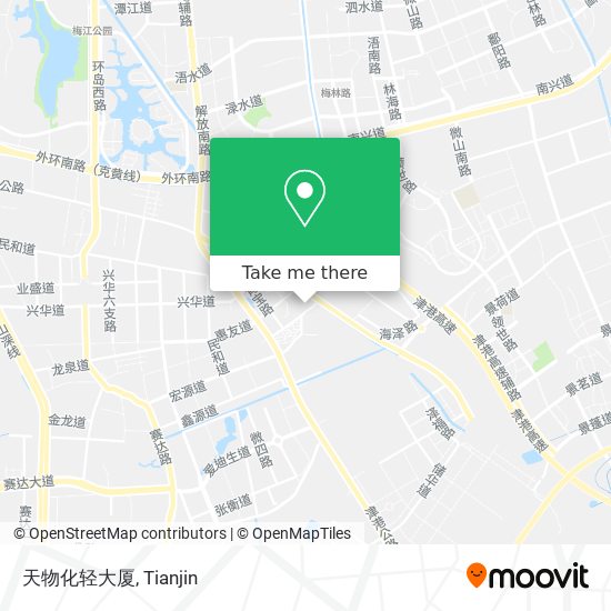 天物化轻大厦 map