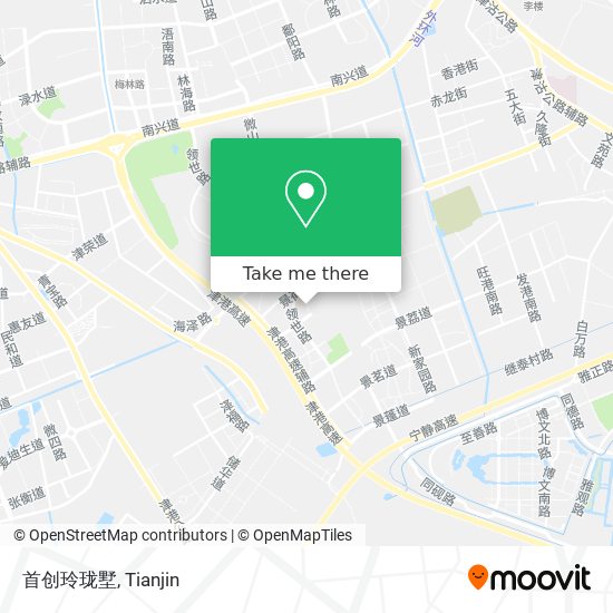 首创玲珑墅 map