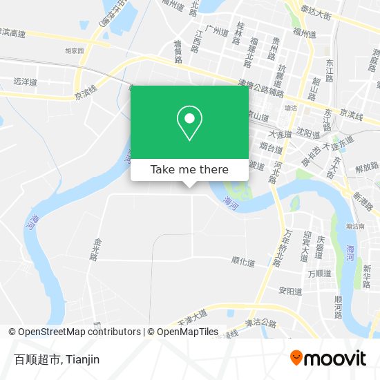 百顺超市 map