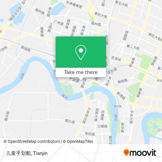 儿童手划船 map