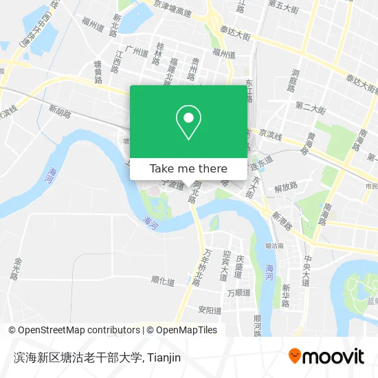 滨海新区塘沽老干部大学 map