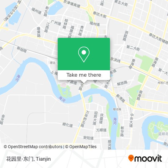花园里-东门 map