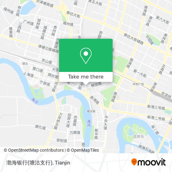 渤海银行(塘沽支行) map