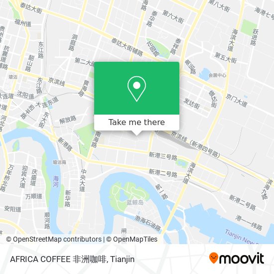 AFRICA COFFEE 非洲咖啡 map