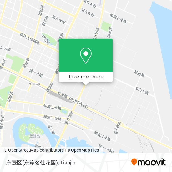 东壹区(东岸名仕花园) map
