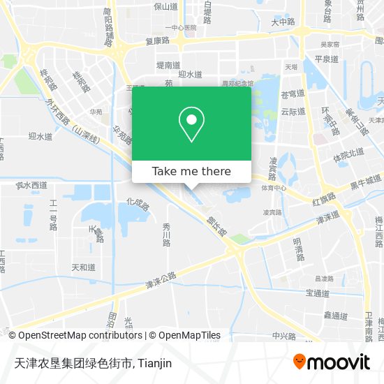 天津农垦集团绿色街市 map