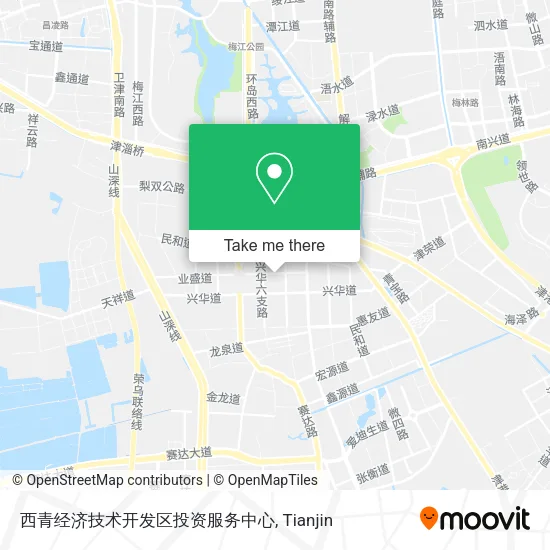 西青经济技术开发区投资服务中心 map
