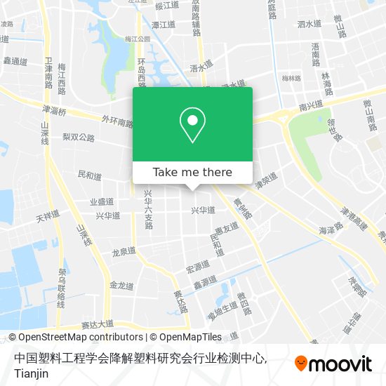 中国塑料工程学会降解塑料研究会行业检测中心 map