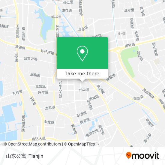 山东公寓 map
