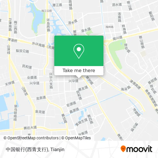 中国银行(西青支行) map