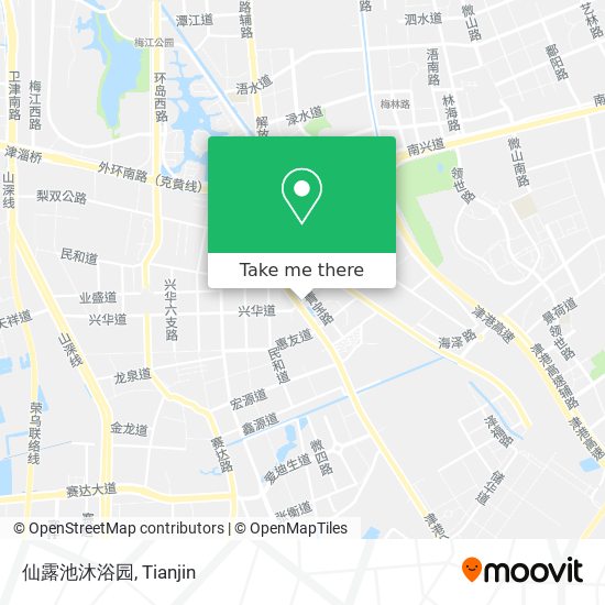 仙露池沐浴园 map