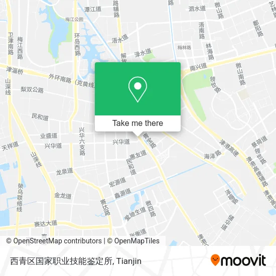 西青区国家职业技能鉴定所 map