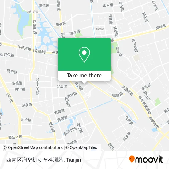 西青区润华机动车检测站 map