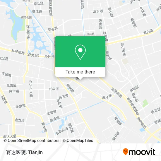 赛达医院 map