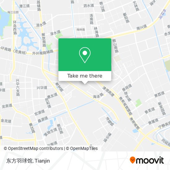 东方羽球馆 map